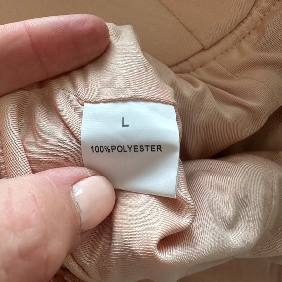 Rose Gold Sequin Sweetheart Neckline Gold Chain Spaghetti Strap Belted Jumpsuit - Picture 6 of 6